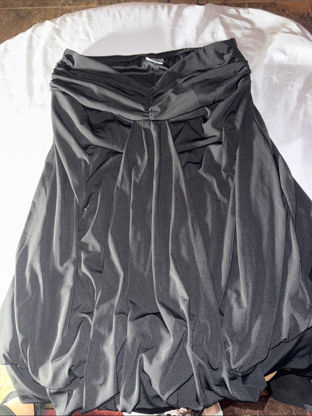 Torrid Black Draped Bubble Women's Top- Strapless- Torrid Size 1- xxl